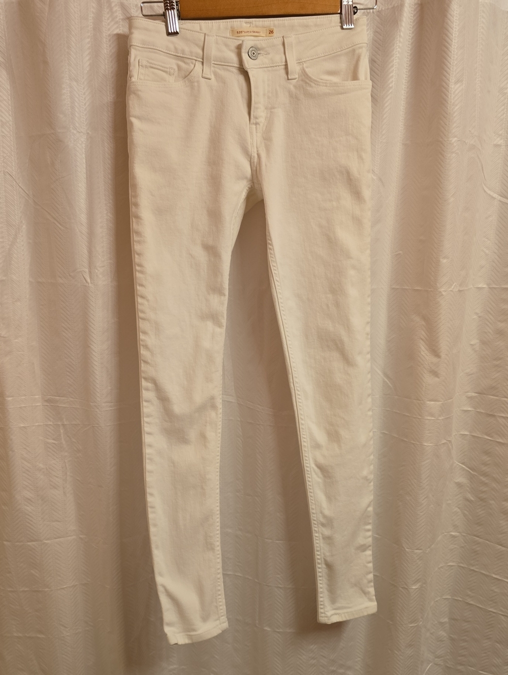 535™ Super Skinny Women’s Jeans in White - Size 26